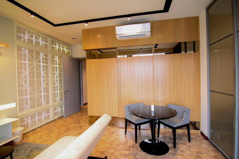 Expressionz Professional Suites By Mykey Kuala Lumpur Buitenkant foto A living room with a concealed air-conditioning system